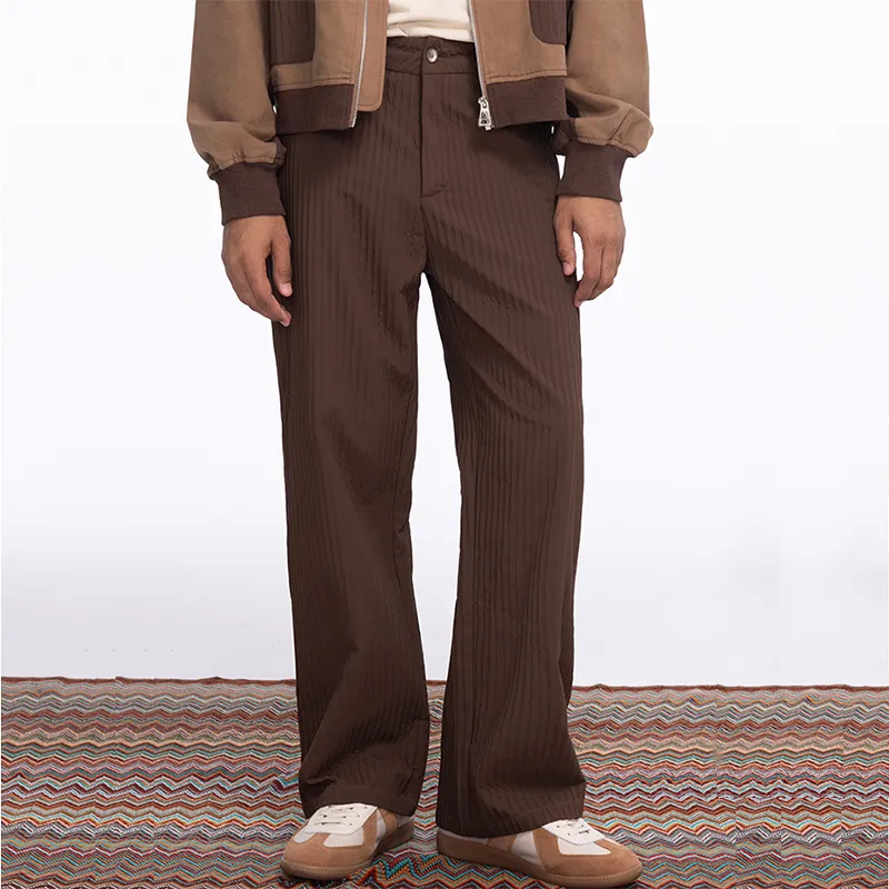 REDH Casual Pants Unisex Dark Brown-3