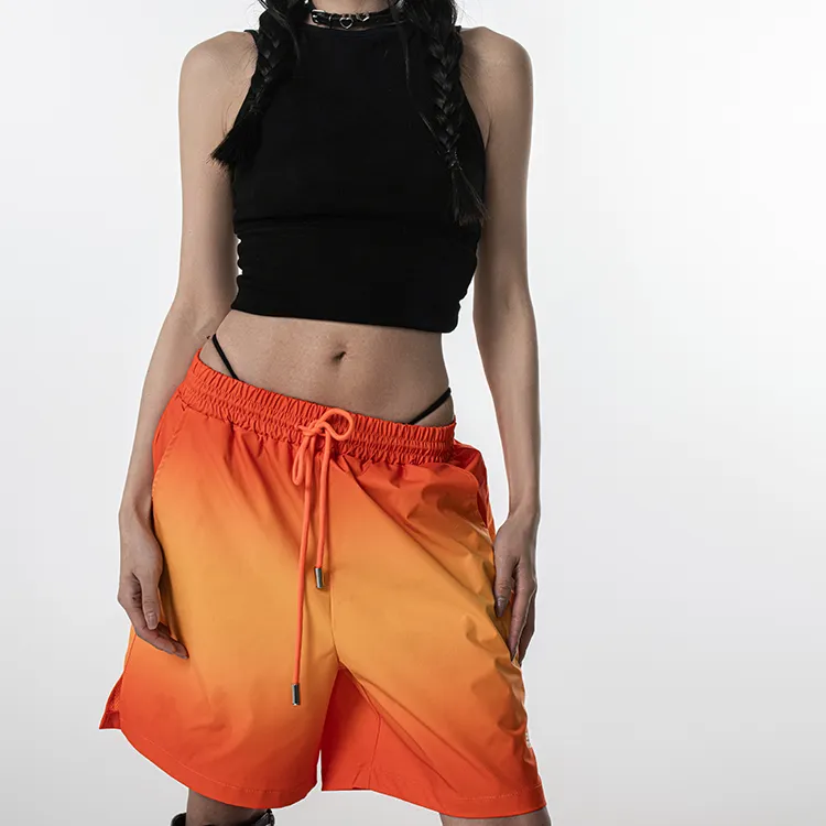 REDH Casual Shorts Unisex Orange-6