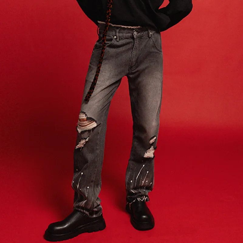 REDH Jeans Unisex Black Gray Denim-4