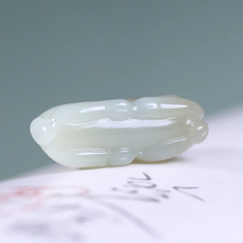 Renyu Jewelry Hetian Jade Pendants Sugar Jade Unisex-3
