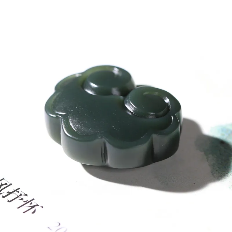 Renyu Jewelry Hetian Jade Pendants Green Jade Kids'-6