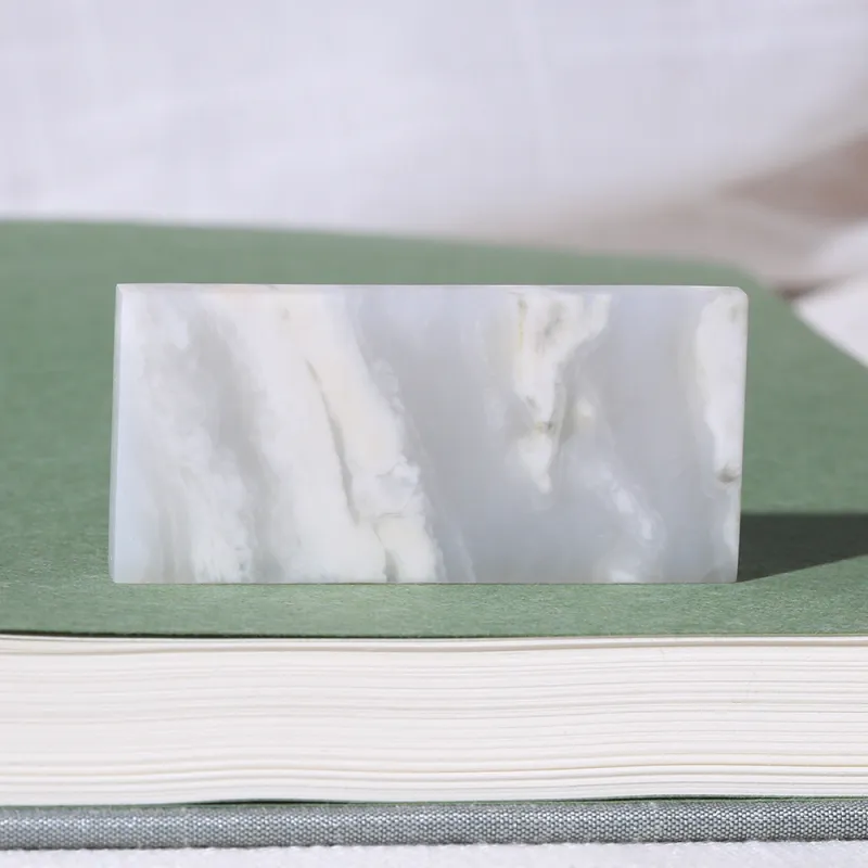 Renyu Jewelry Hetian Jade Pendants White Jade/Pale Greenish White Jade Unisex-2