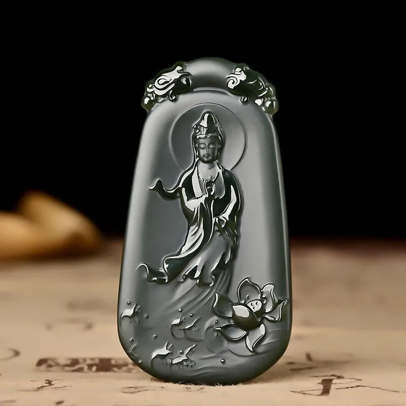 Renyu Jewelry Pendants Green Jade Men's-4