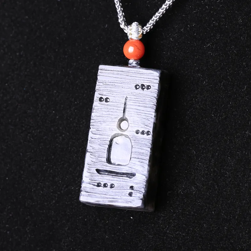 Renyu Jewelry Hetian Jade Pendants Blue And White Unisex-7
