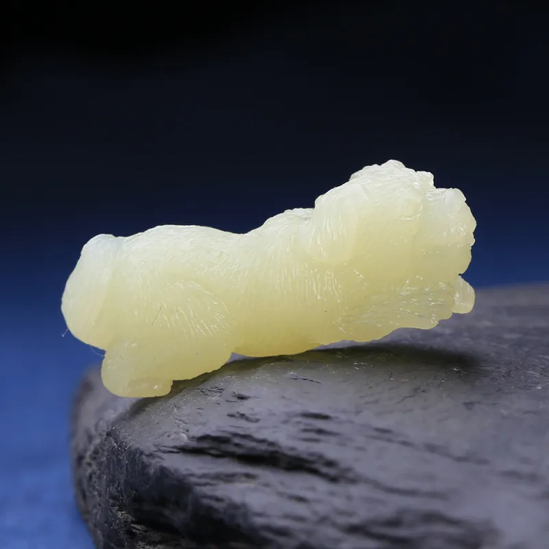 Renyu Jewelry Pendants Yellow Jade Unisex-4