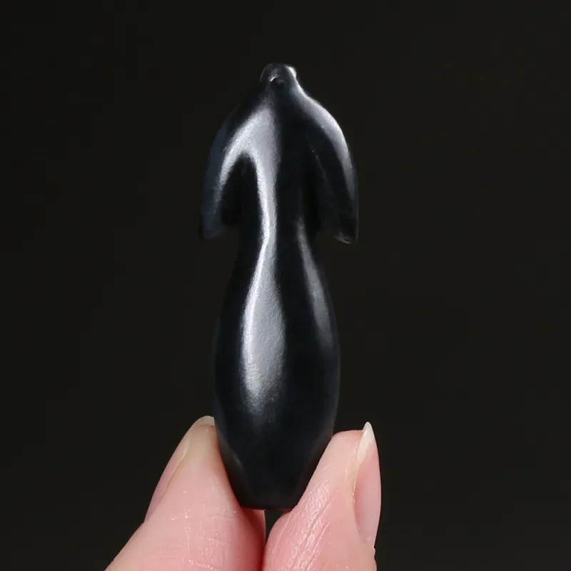 Renyu Jewelry Hetian Jade Pendants Blue And White Women's-2