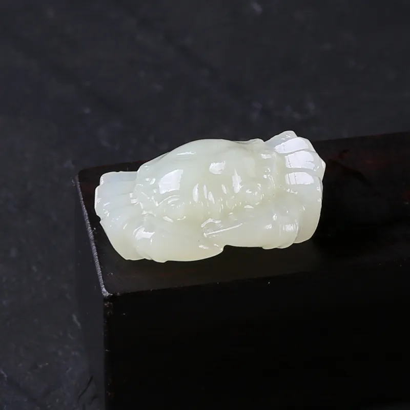 Renyu Jewelry Hetian Jade Pendants Yellow Jade Unisex-5
