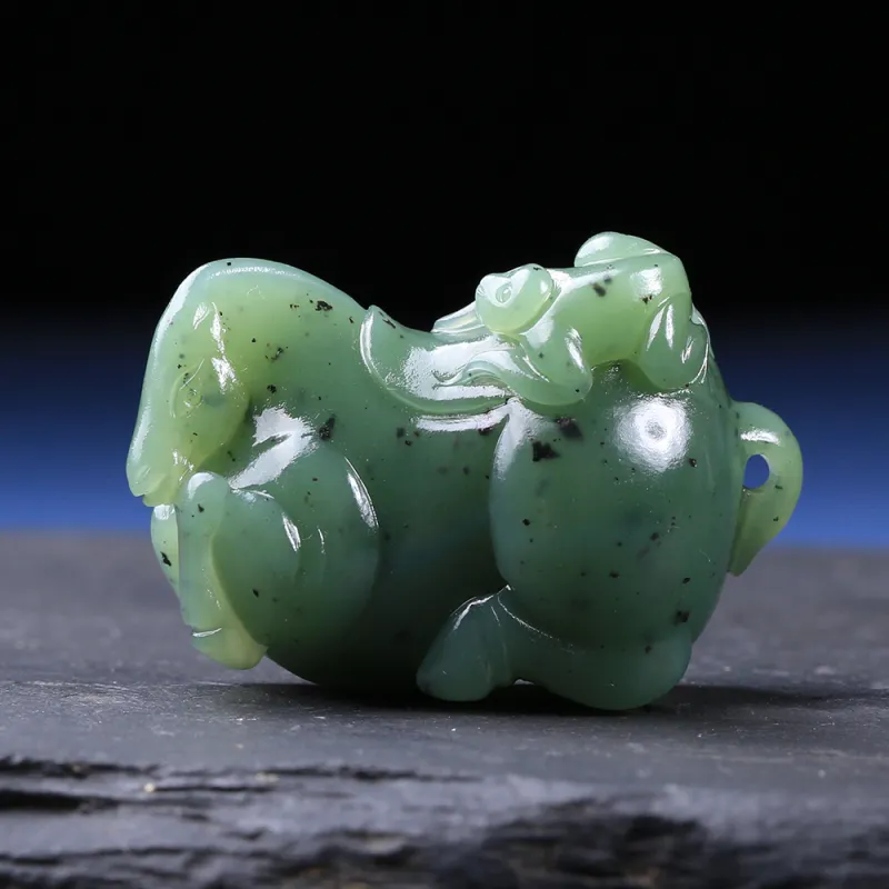 Renyu Jewelry Hetian Jade Pendants Jasper Unisex-6