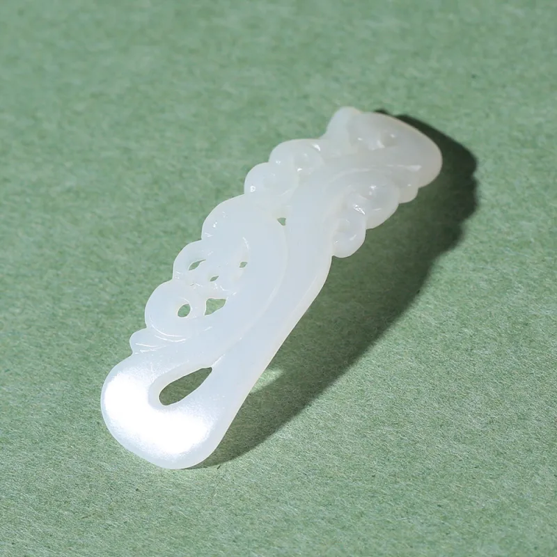 Renyu Jewelry Hand Tag White Jade Women's-7
