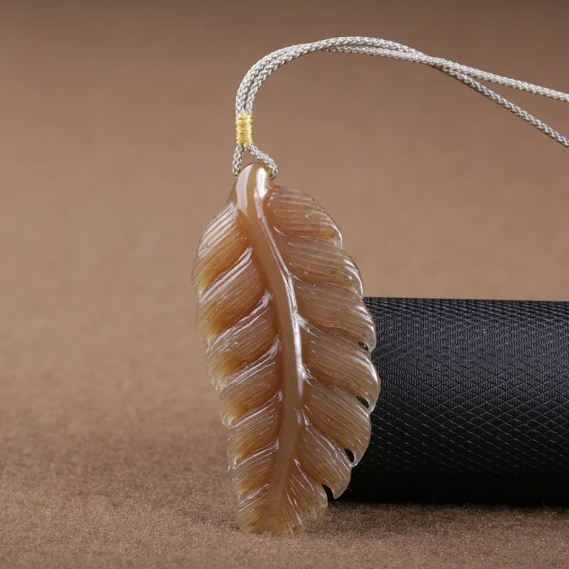 Renyu Jewelry Hetian Jade Pendants Sugar Jade Women's-4