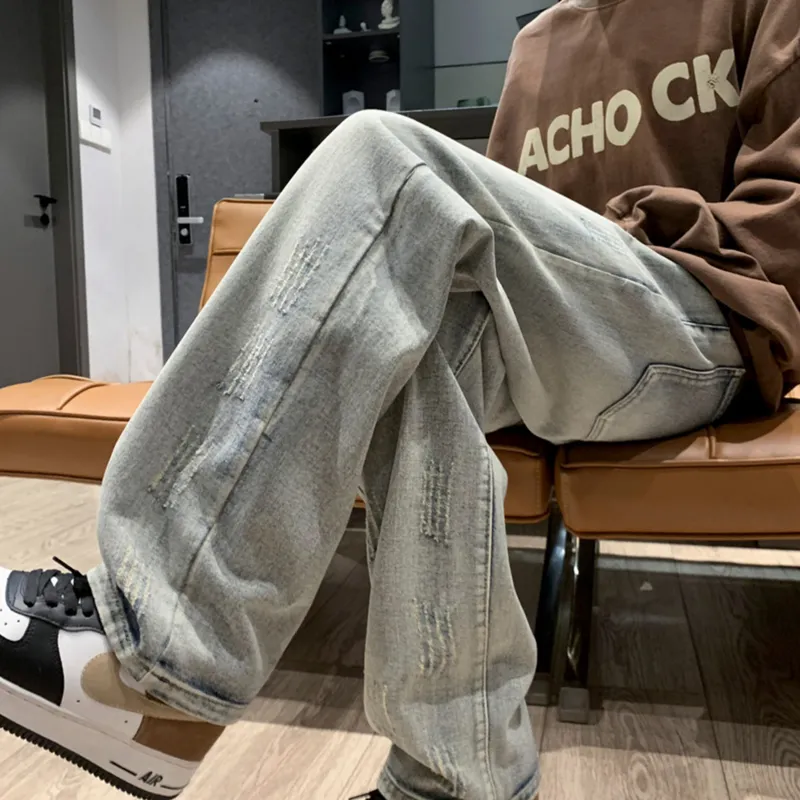 TONYKRZ Jeans Unisex Vintage Blue-4