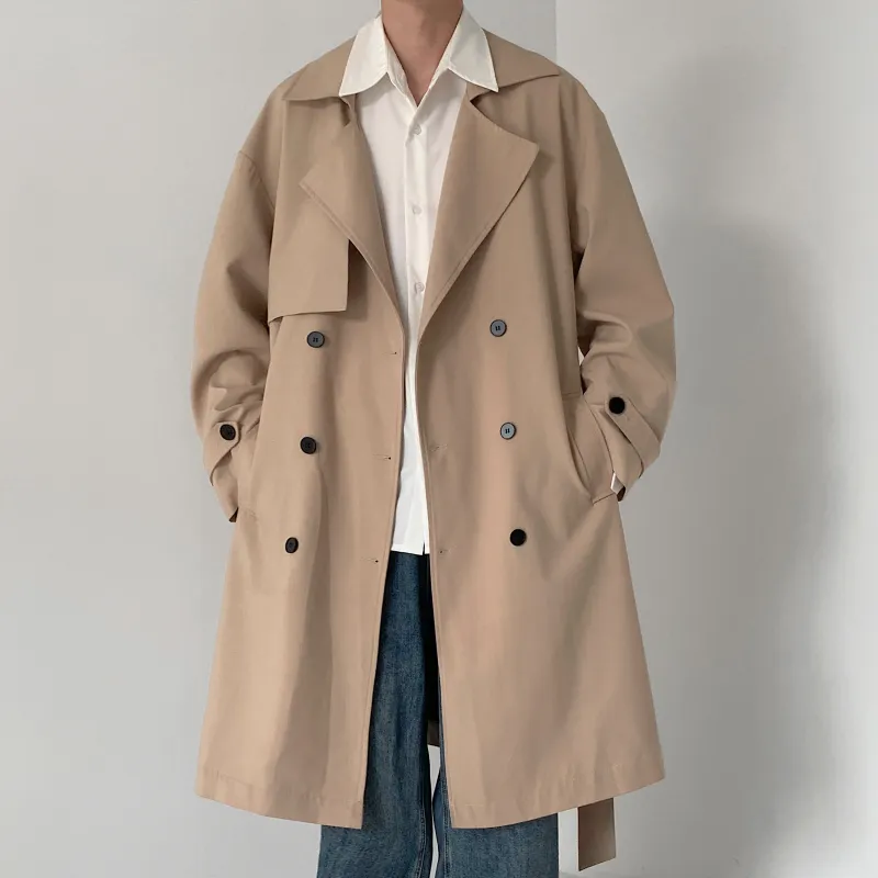 TONYKRZ Trench Coats Unisex-5