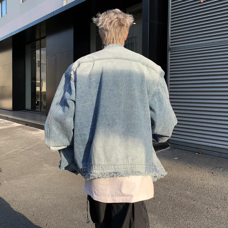 TONYKRZ Denim Jackets Unisex Blue-1