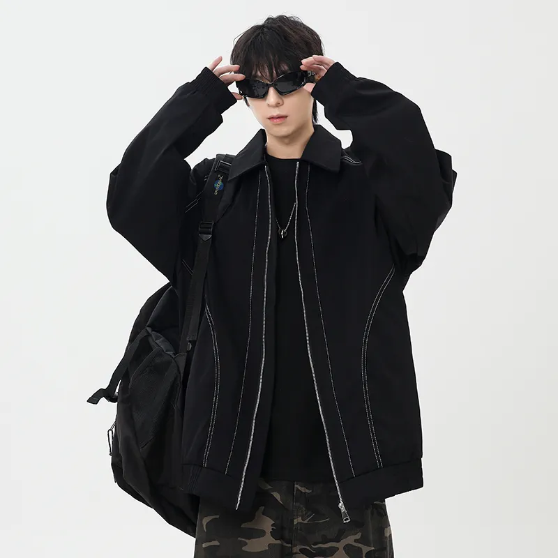 Trendy Brand Loose Fit Urban Techwear Stylish Workwear Casual Jackets & Coats Unisex-6