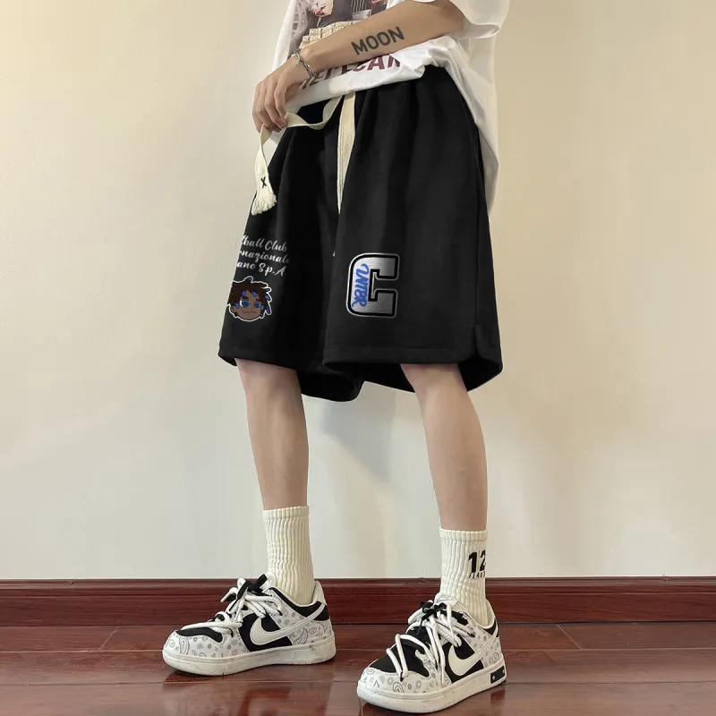 F.C. Internazionale Milano Casual Shorts Summer Unisex-5
