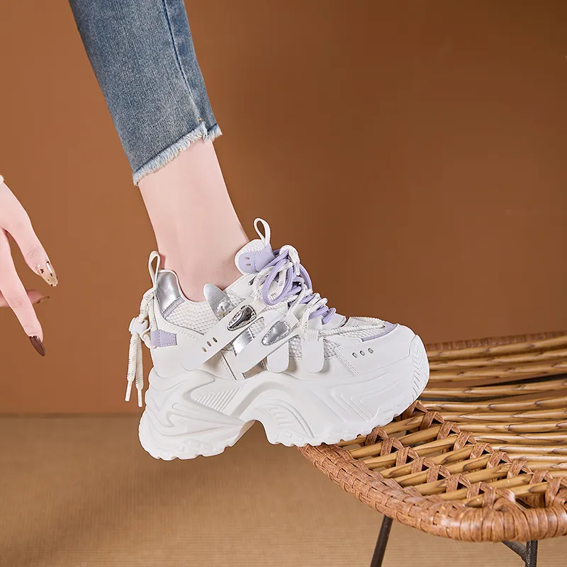 Egger Bird Low Top Chunky Sneakers Women's-5