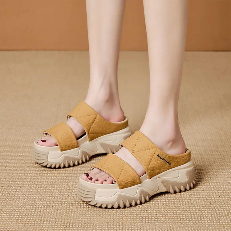 Egger Bird Stitching Abrasion Resistant Quick Dry Slide Slippers Women's-5