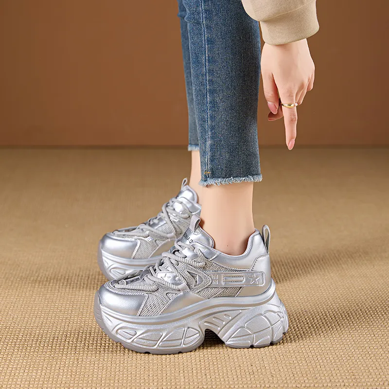 Egger Bird Low Top Chunky Sneakers Women's-8