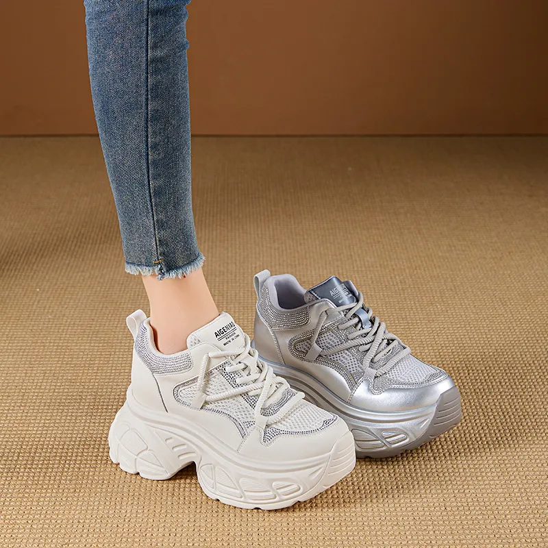Egger Bird Low Top Chunky Sneakers Women's-5
