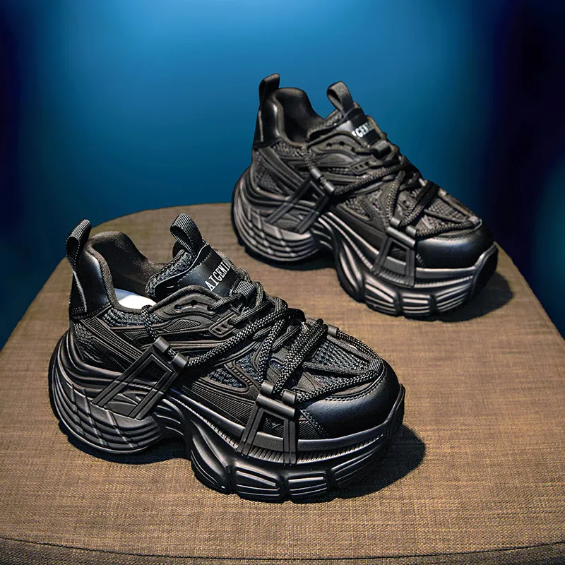 Egger Bird Slip Resistant Cushioning Lightweight Height Increasing Low Top Chunky Sneakers Women's-9