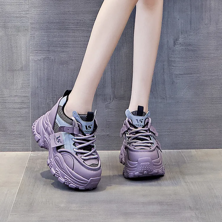 Egger Bird Wear-resistant And Lightweight Low-Top Chunky Sneakers Women's-15