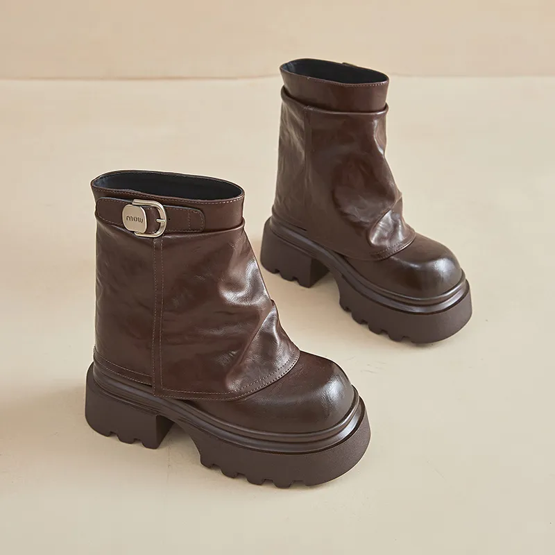 Egger bird Ankle Boots Women's Brown-11