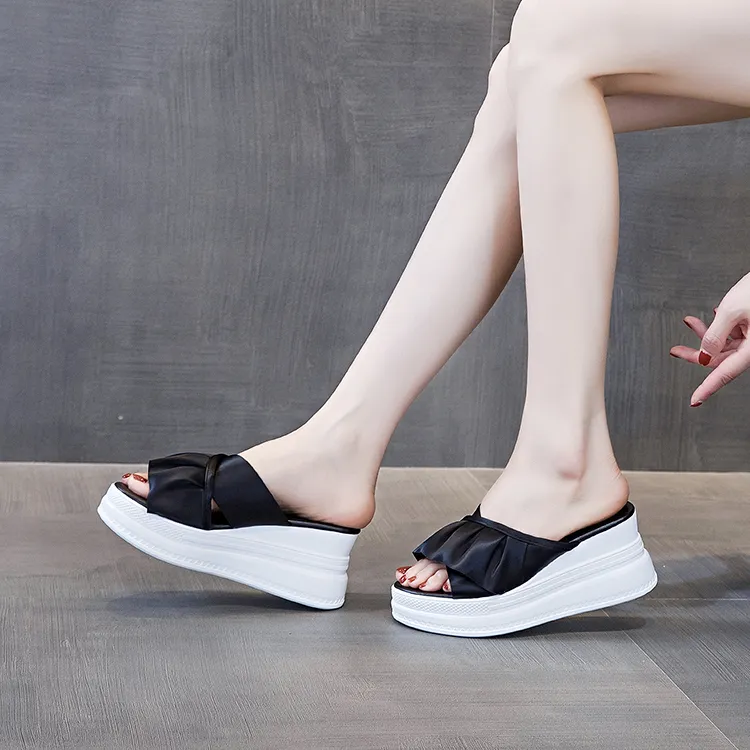 Egger Bird Slide Slippers 8cm Women's-6