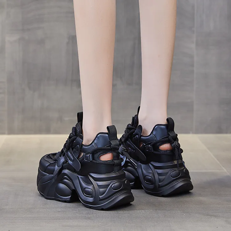 Egger Bird Height Increasing Low Top Chunky Sneakers Women's-14