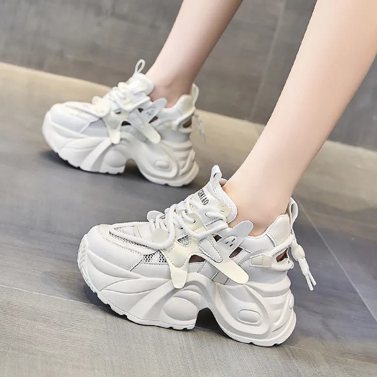 Egger Bird Height Increasing Low Top Chunky Sneakers Women's-1