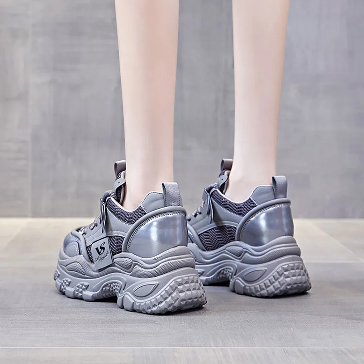 Egger Bird Wear-resistant And Lightweight Low-Top Chunky Sneakers Women's-10