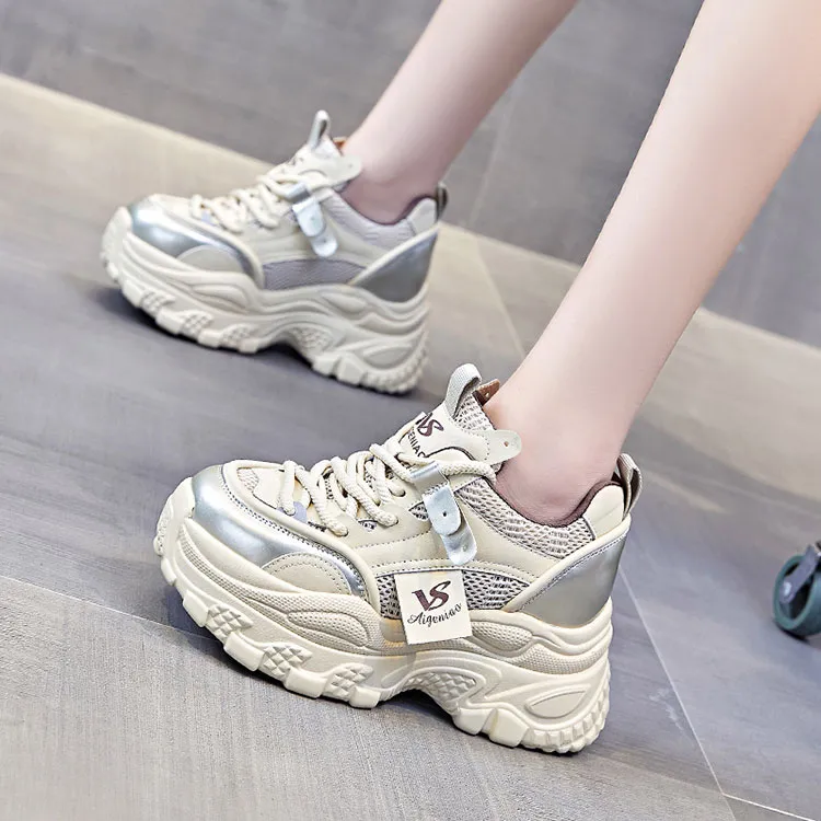 Egger Bird Wear-resistant And Lightweight Low-Top Chunky Sneakers Women's-1
