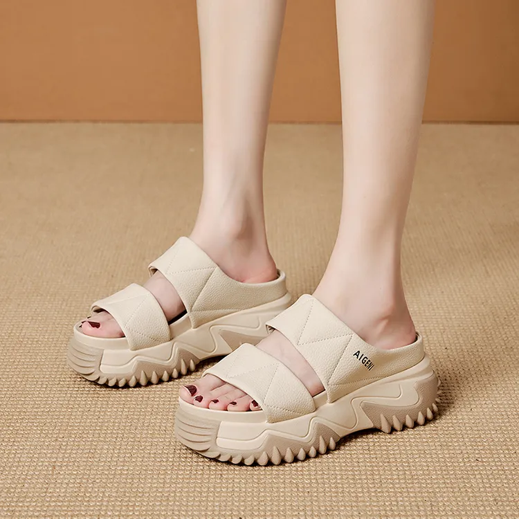 Egger Bird Stitching Abrasion Resistant Quick Dry Slide Slippers Women's-2