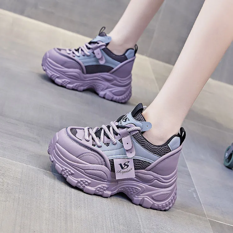 Egger Bird Wear-resistant And Lightweight Low-Top Chunky Sneakers Women's-13