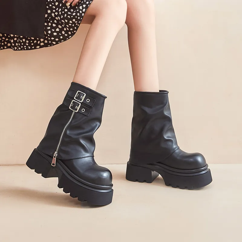 Egger Bird Ankle Boots Women's Black-2