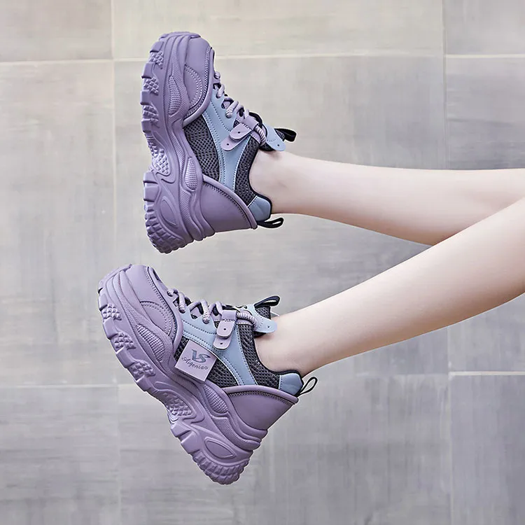 Egger Bird Wear-resistant And Lightweight Low-Top Chunky Sneakers Women's-17