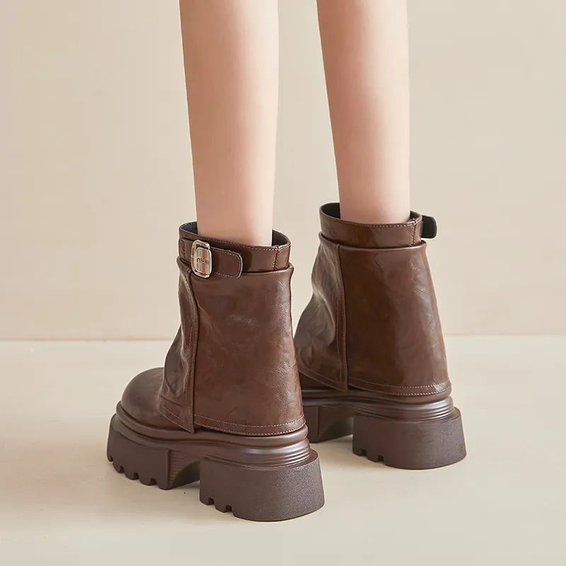 Egger bird Ankle Boots Women's Brown-9
