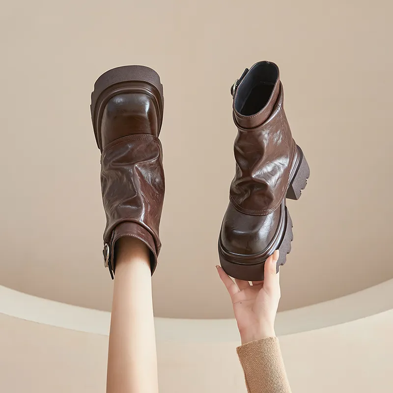 Egger bird Ankle Boots Women's Brown-8