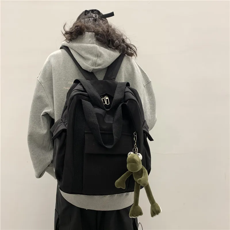 BALANG Nylon Backpack With Removable Straps Regular Unisex Multicolor-15