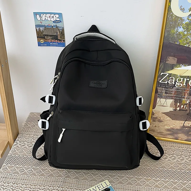 BALANG Nylon Backpack Unisex Purple/Blue/Black/Yellow/White-7