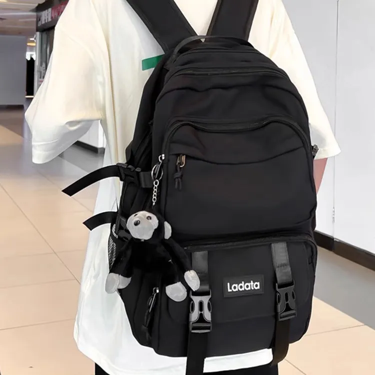 BALANG Fabric Travel Bags Backpack Regular Unisex Black/White/Burgundy/Army Green-2