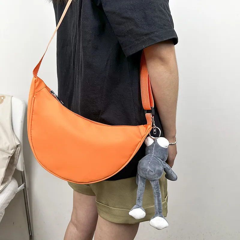 BALANG Nylon Crossbody Bag Regular Unisex Black/White/Pea Green/Orange/Pink-6