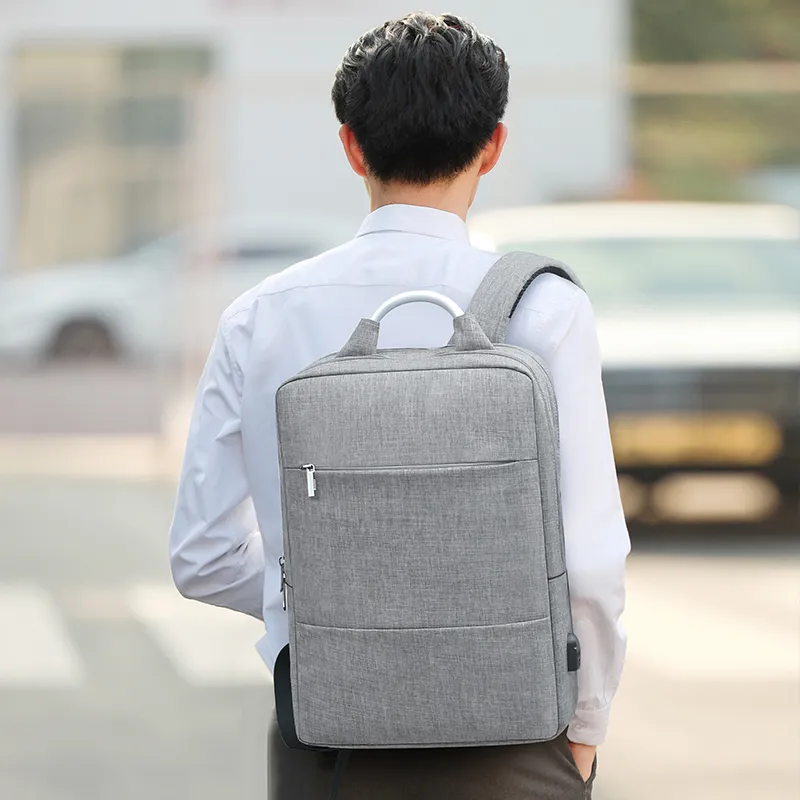 BALANG Oxford Backpack Large Size Men's Gray/Black-5