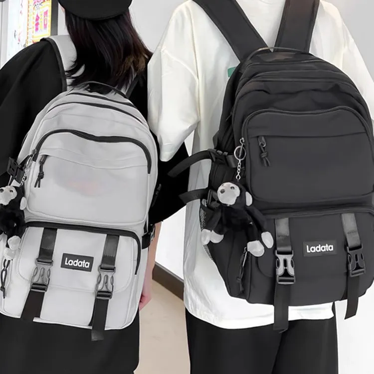 BALANG Fabric Travel Bags Backpack Regular Unisex Black/White/Burgundy/Army Green-1