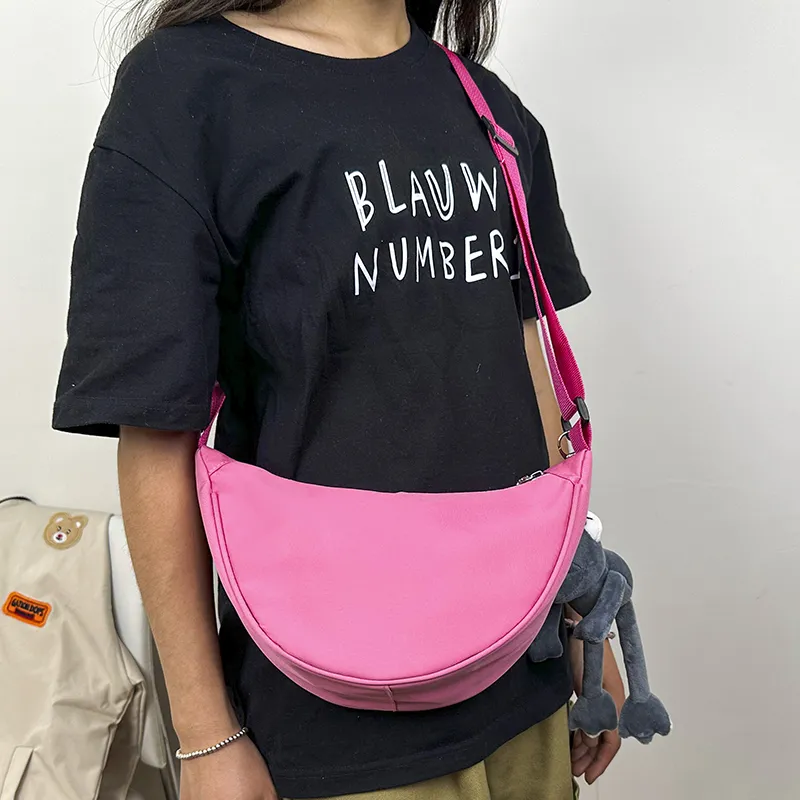 BALANG Nylon Crossbody Bag Regular Unisex Black/White/Pea Green/Orange/Pink-8