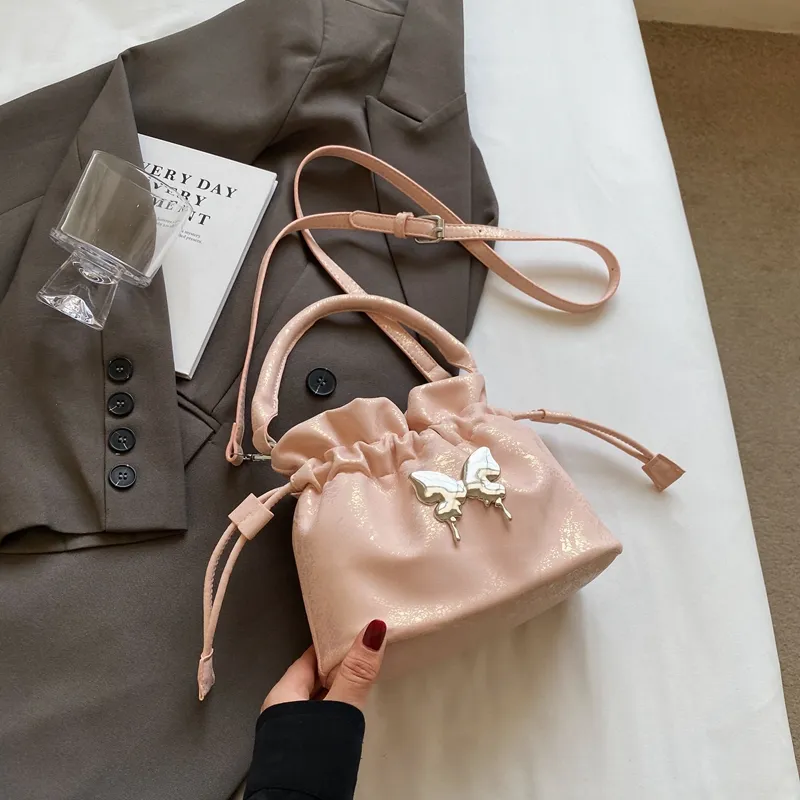BALANG PU Shoulder Bag Regular Women's Black/Pink/White/Blue/Green-7