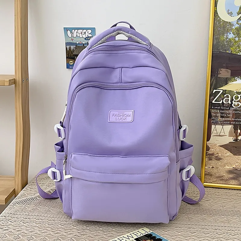 BALANG Nylon Backpack Unisex Purple/Blue/Black/Yellow/White-1