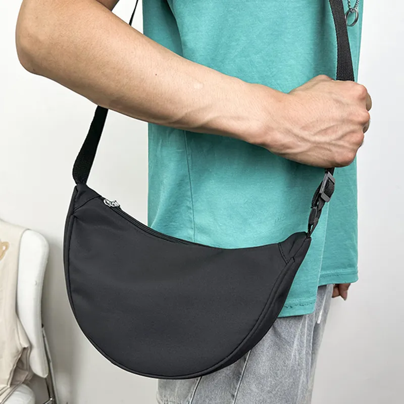 BALANG Nylon Crossbody Bag Regular Unisex Black/White/Pea Green/Orange/Pink-1