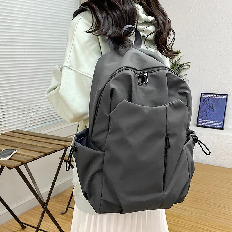 BALANG Nylon Backpack Regular Unisex White/Black/Gray/Red-5