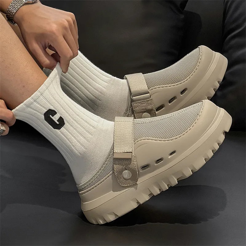 N6K8 Slip Resistant Closed Toe Slippers Unisex-8