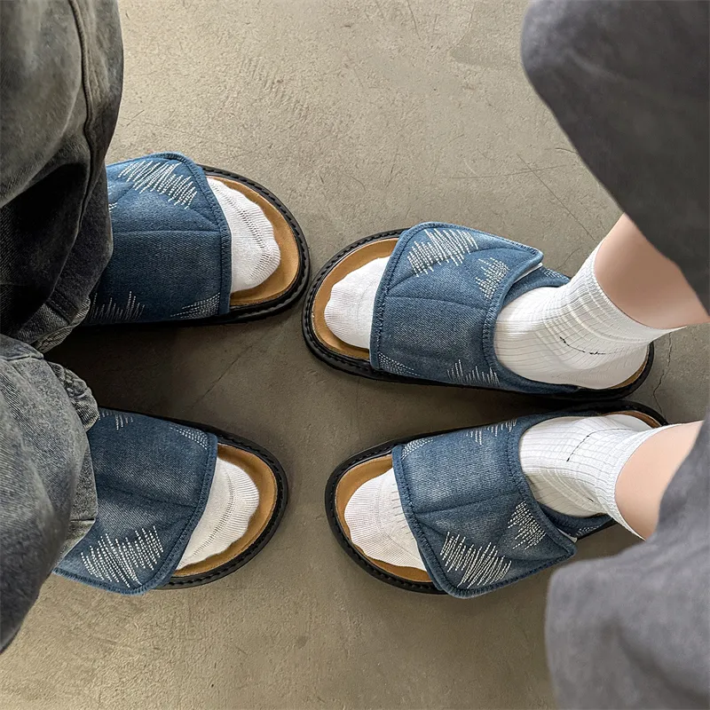 N6K8 Slip Resistant Abrasion Resistant Slide Slippers Unisex-8